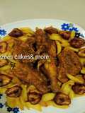 Chicken peppersoup with irish & plantain