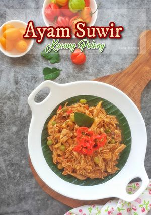 Foto resep Ayam Suwir Kacang Polong