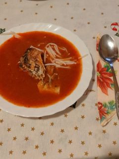 1602. Karácsonyra halászlé gyufatésztával ! recept fotója