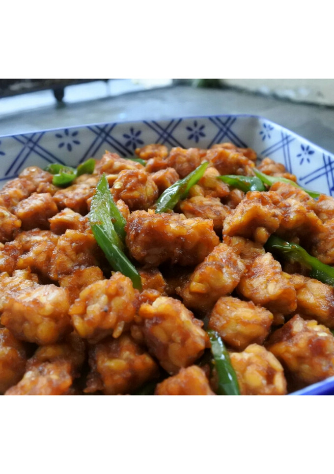 Foto resep Orek tempe bumbu ulek