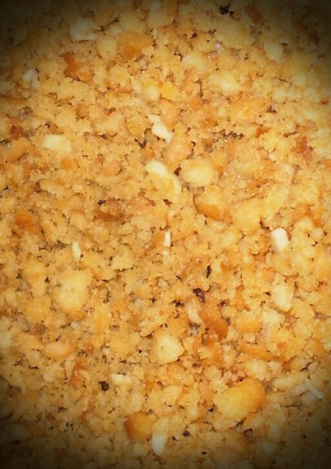 Una foto de 293. Migas hechas al microondas en 9 minutos con mojete