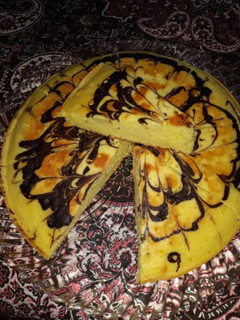 عکسی از دستور کیک زبرا قابلمه ای