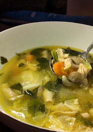 Foto resep 5. Sop Kulit Ayam SukaSuka