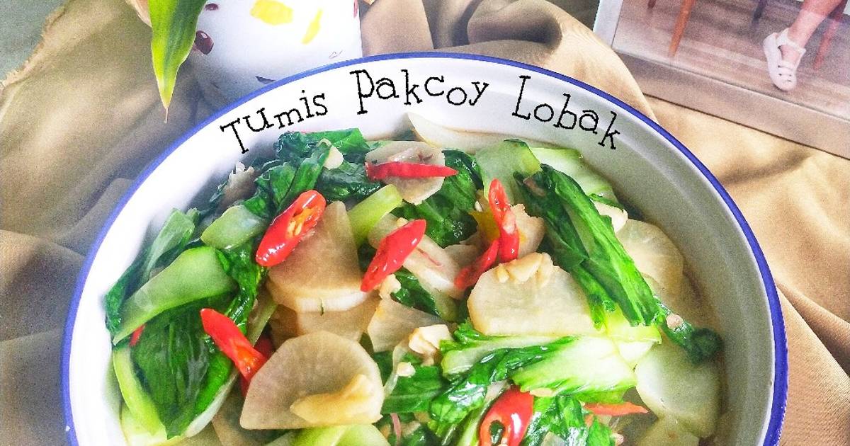 Resep Tumis Pakcoy Lobak Oleh Chiensyn Kuliner Cookpad