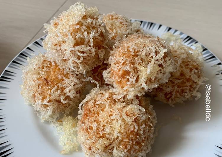 Bagaimana Membuat Bola Tahu Rambutan, Bikin Ngiler