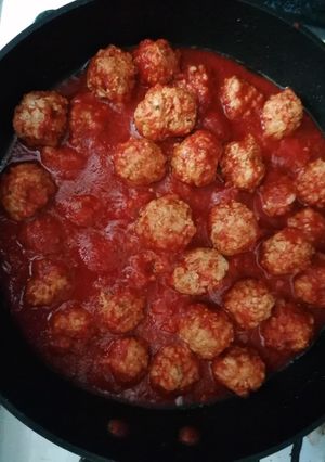 Paradicsomos húsgombócok recept fotója