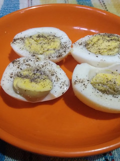 A picture of Bolied egg.