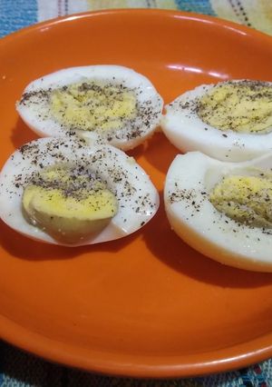 A picture of Bolied egg.