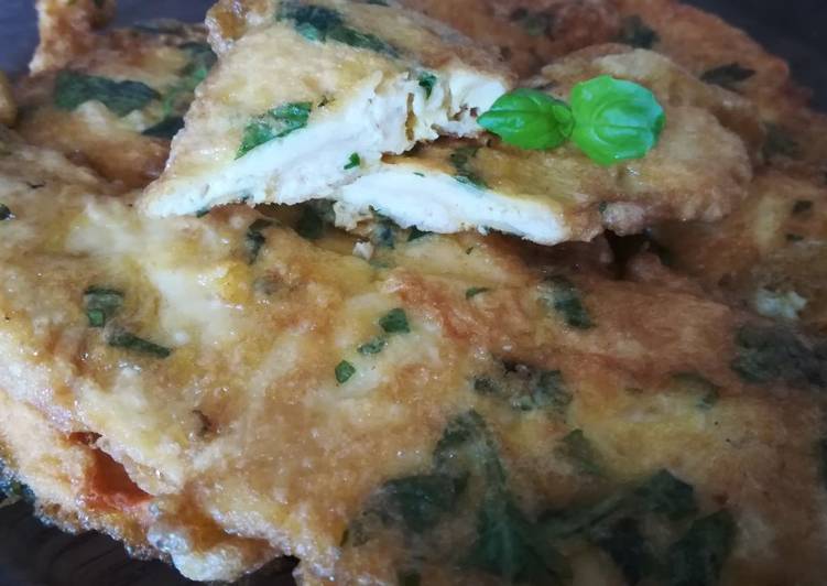 Pechuga de pollo a la albahaca 🌿