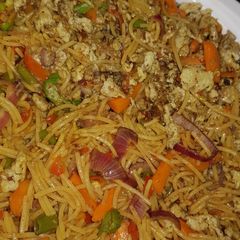 A picture of Vegetable pasta.