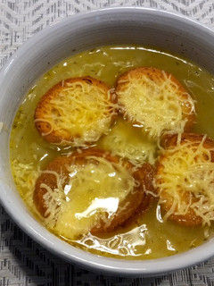 Una foto de Sopa de cebolla