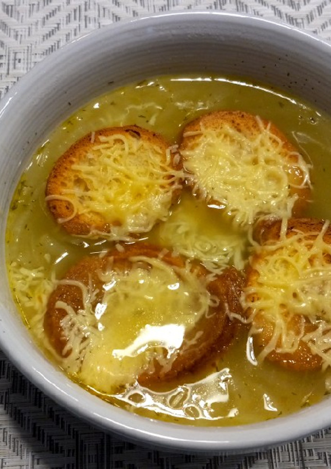 Una foto de Sopa de cebolla