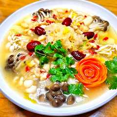 鵝油湯上鮮貝娃娃菜（創意料理）-レシピのメイン写真