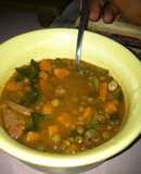 Sopa de lentejas