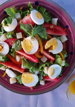 Una foto de Salade niçoise (ensalada niçoise)