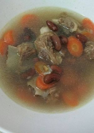 Foto resep Sop iga kacang merah
