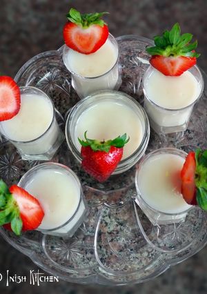 A picture of Milk pudding.