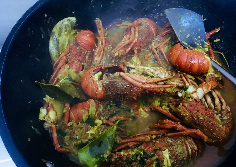 Lobster saus padang