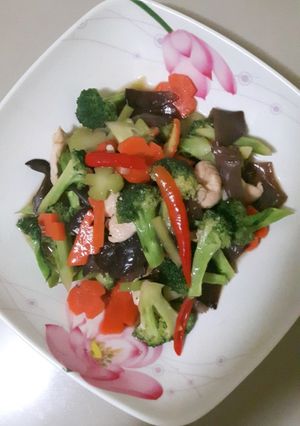 รูปของ ผัดผักแอบซี้ด #กินผักรักสุขภาพ2