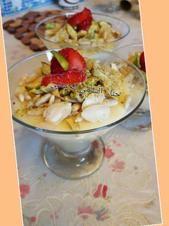 صورة لوصفة رز بحليب بالكريم شانتيه