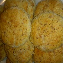A picture of Vanilla and coconut sweet scones.