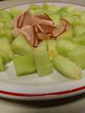 Ensalada de melón con pavo