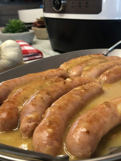 Una foto de Salchichas al vino en olla FussionCook FC7Smart