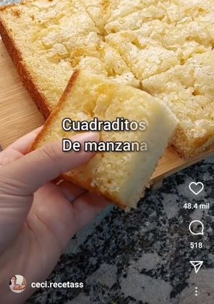 Una foto de Torta de manzana