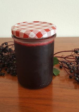 A picture of Elderberry Jam.
