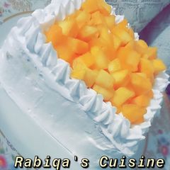 A picture of #No_Bake_Mango_Cake.