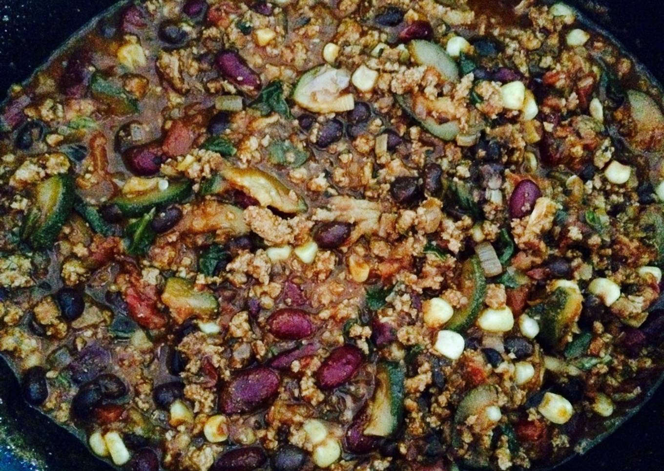 Turkey & veggie chili