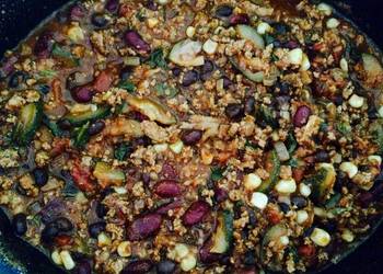 Fast Cooking Methods Turkey  veggie chili Delicious and Healthy