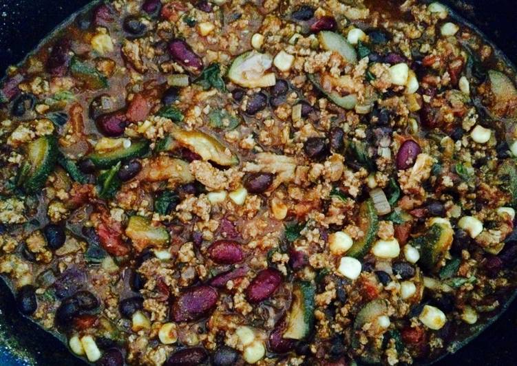 Turkey & veggie chili Turkey & veggie chili