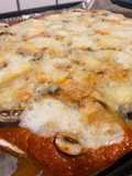 Pizza champignons piperade