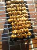 Grilled Shish Tawook on Charcoal