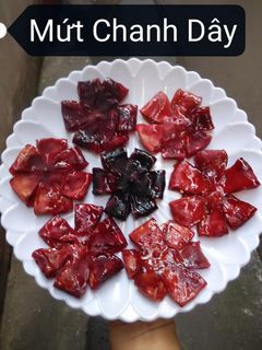 Hình của món Mứt Chanh dây.