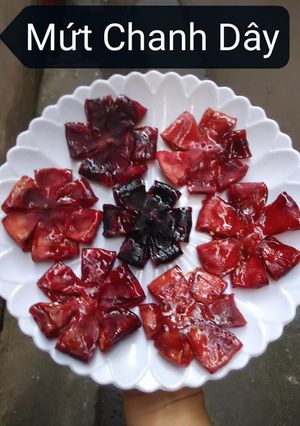 Hình của món Mứt Chanh dây.
