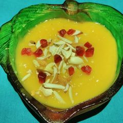 A picture of Mango Shrikhand.