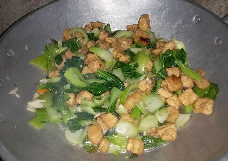 Cara Memasak Oseng Sawi Hijau Tahu Krucil Yang Enak