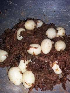 Foto resep Balado daging suwir telur puyuh..