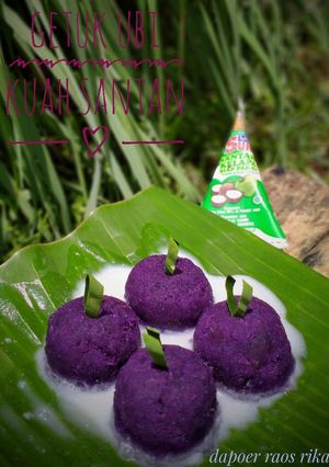 Foto resep Getuk kuah santan