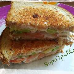 Una foto de Sandwich de aguacate