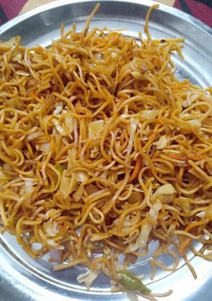A picture of Hakka noodells.