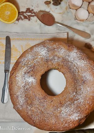 Foto di Ciambellone del Buonumore (arancia e cacao)