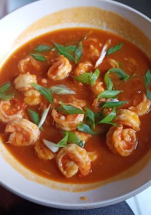 Foto resep Udang Saus Padang