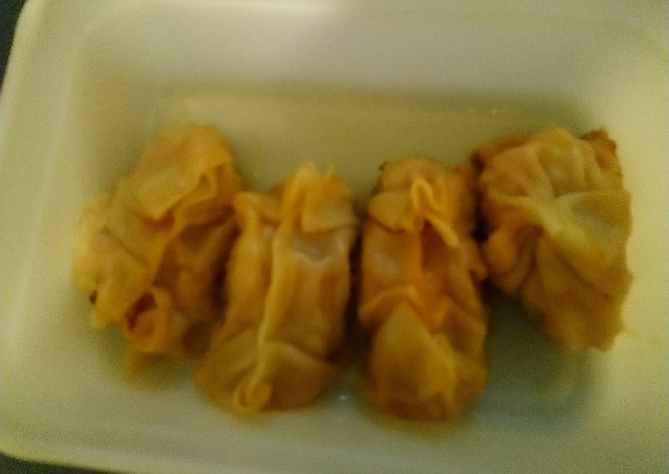 Empanadillas al vapor aquí no se tira nada