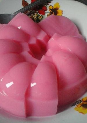 Foto resep Pudding strawberry