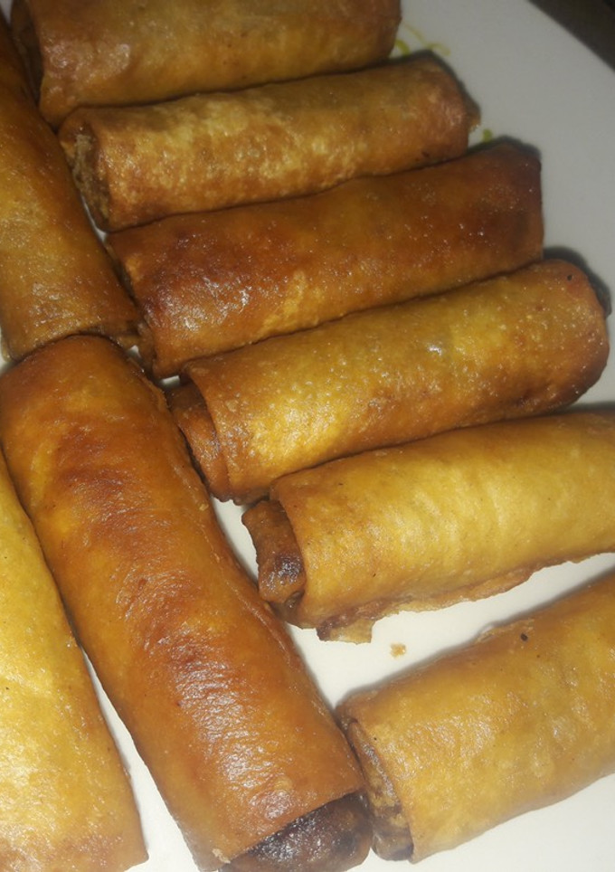 A picture of Spring roll filling.