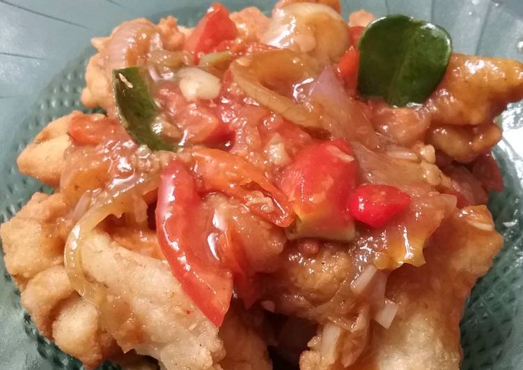 Cara buat Fillet Kakap saus padang yang lezat Untuk Jualan