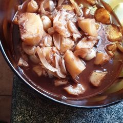 Potatoes & Onion (vegan) A picture of Potatoes & Onion (vegan).